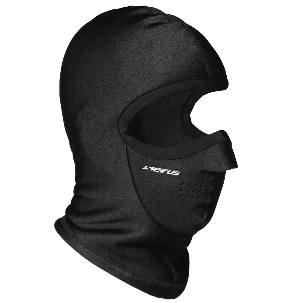 SEIRUS MEN’S BLACK ULTRA CLAVA SKI WINTER SPORTS FACE MASK SIZE L/XL